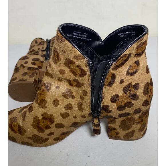 Cole Haan Fur animal print booties size 8.5B - Picture 7 of 8